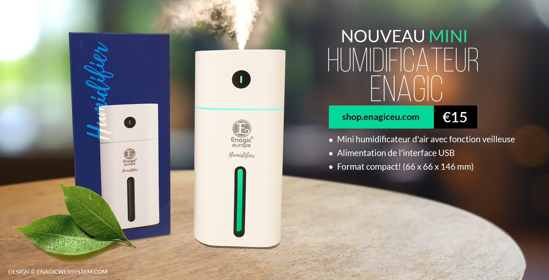 Mini humidificateur Enagic - Acheter maintenant